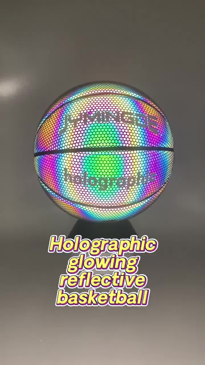 Holografisk reflekterande glödande basket