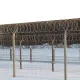 Γαλβανισμένο συρματόσχοινο ξυράφου για φράχτη φυλακής