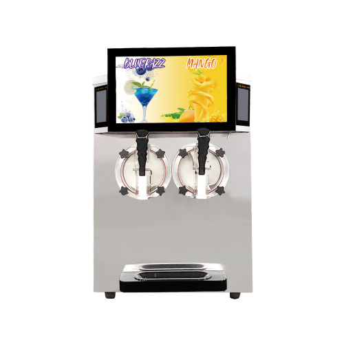 Over het algemeen is deze multifunctionele bevroren drankmachine een veelzijdig en efficiënt hulpmiddel voor het creëren van een breed scala aan heerlijke bevroren lekkernijen.