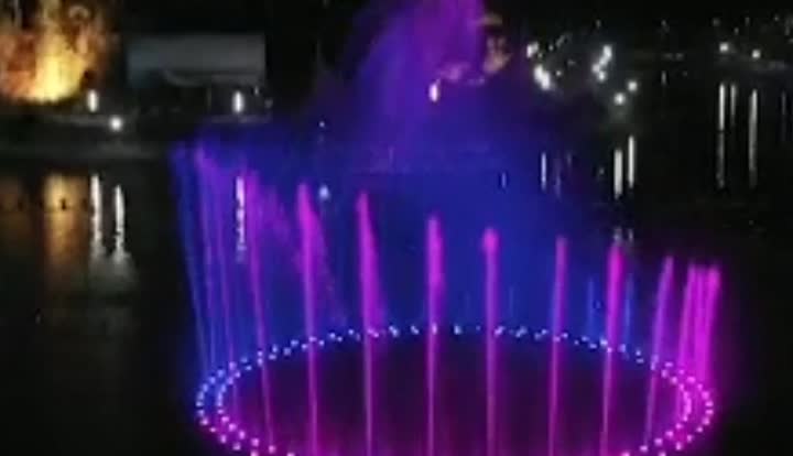 Dancing program controlled fountain