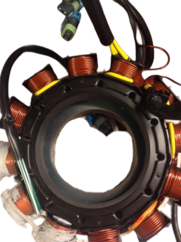 Stator coating and winding 