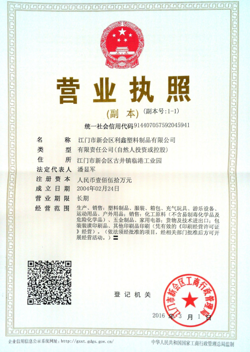 Business license