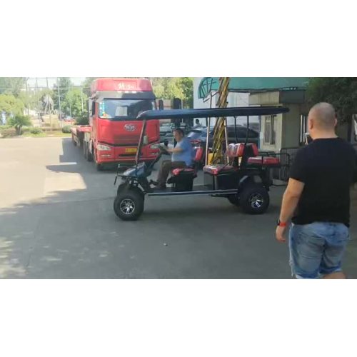 Starboard in fuel powered cross-country golf cart.mp4