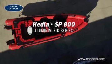 Hedia Luxury 8m RIB Boat with Hypalon Material and Fishing Cabin1