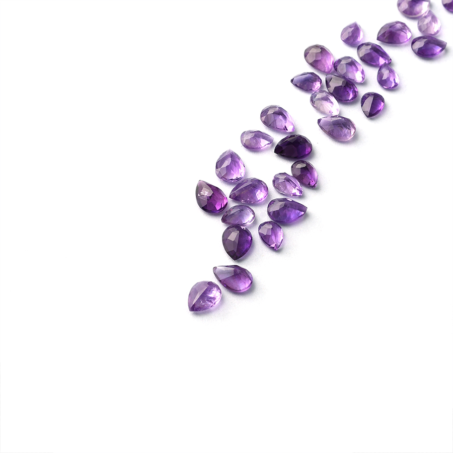 Pear-Shaped Faceted Cut Pear-Shaped Faceted Cut