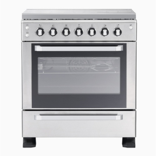 Kekuatan kompor gas 5-burner dengan oven