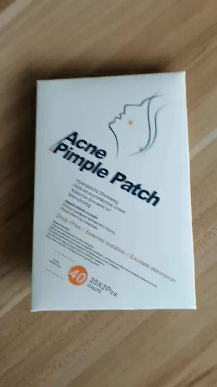 Emballage de patch acné