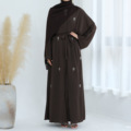 گلدوزی لوکس Dubai Abaya برای زنان رمضان عربی زنان مسلمان لباس اسلام زنانه لباس تعطیلات مد ترکیه 20251