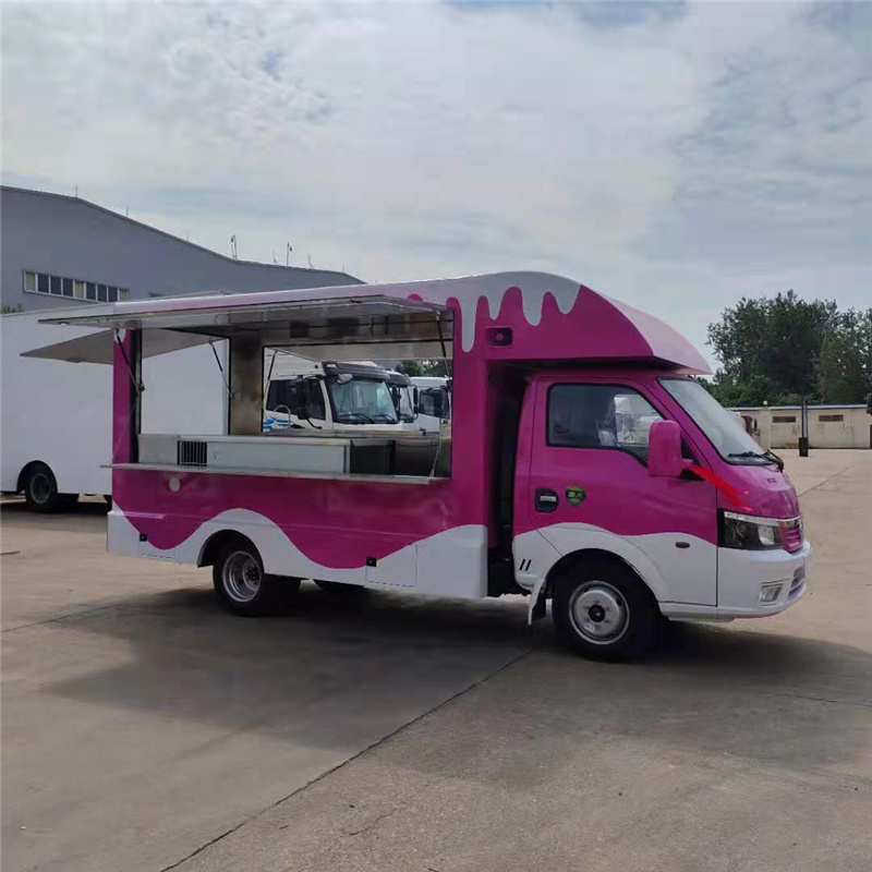 کامیون تنقلات سرخ شده خیابانی سفارشی