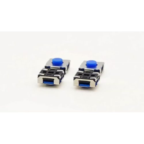 전술 스위치 6.2*6.2mm H3.5mm 실리콘 블루 버튼 4p