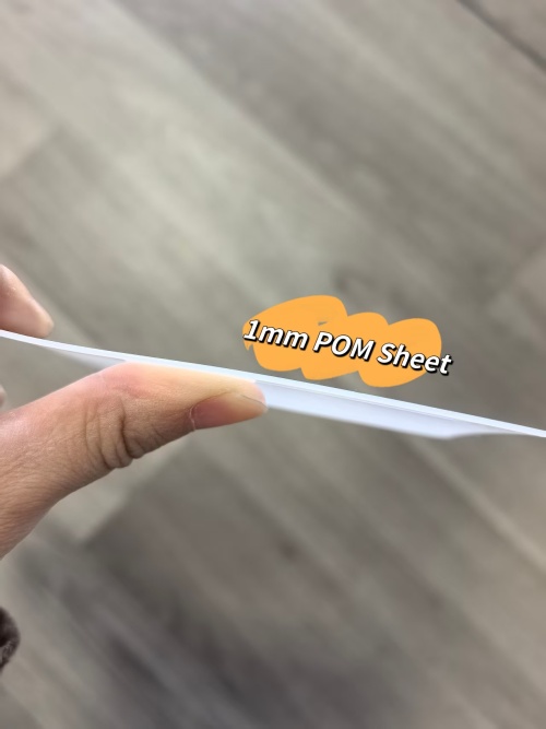 ¿Dónde se utilizan normalmente las láminas de POM de 1 mm de espesor?