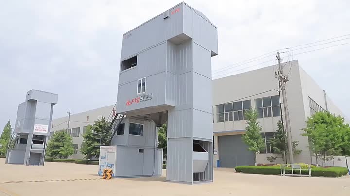 concrete mixing plant modular container design