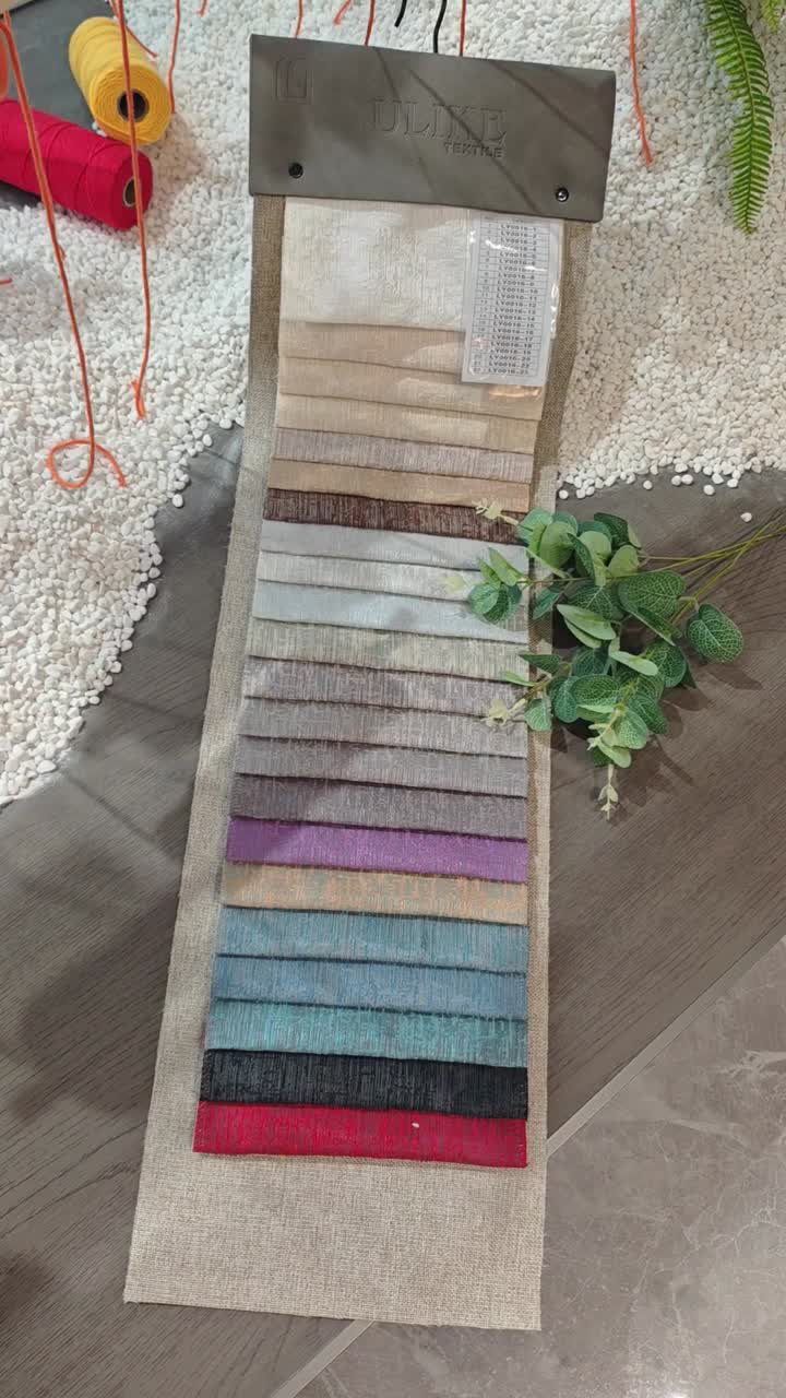 Tissu décoratif d'ameublement doux et pratique