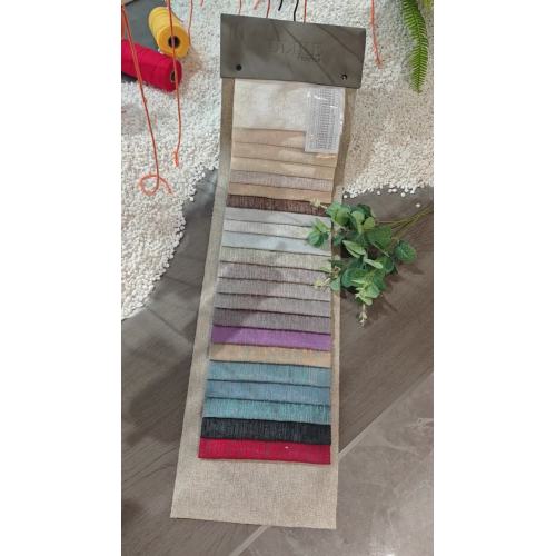 Tissu décoratif d'ameublement doux et pratique