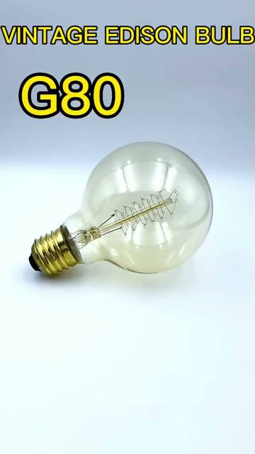 Edison style carbon filament home decoration bulbs