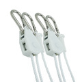 White 1/8\" Rope Ratchet Light Hanger with Aluminum Clip1