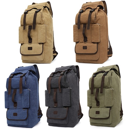 large canvas hiking backpack