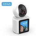 WiFi Baby Monitor: Video Calling Camera with 2.8" IPS Screen, FHD 1080P, Two-Way Talk, Night Vision Security Cam1