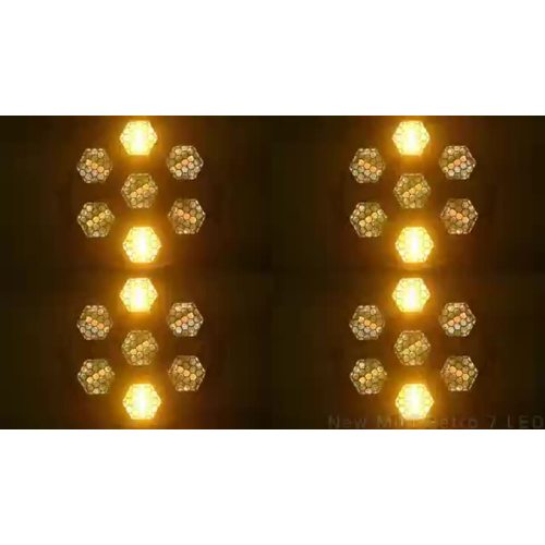 7PCS Mini Pixel Light Light Retro