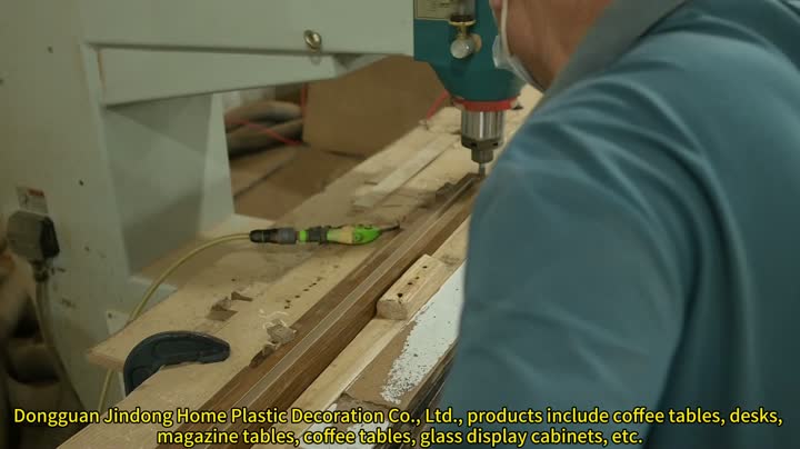 Producing White Solid Wood Nightstand