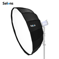 Selens 41" 16 Rods Parabolic Softbox Beauty Dish Diffuser with Bowens Mount1
