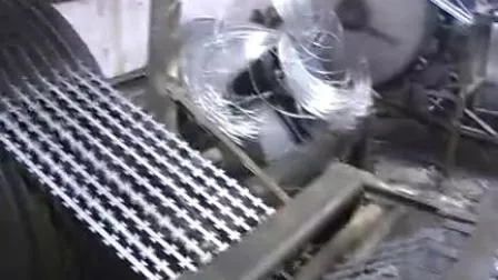Vendita calda Galvanizzata Prezzo del filo spinato per rotolo Concertina Razor Wire1