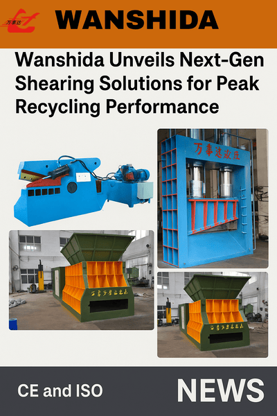Wanshida revela as soluções de cisalhamento de última geração para o desempenho de pico de reciclagem