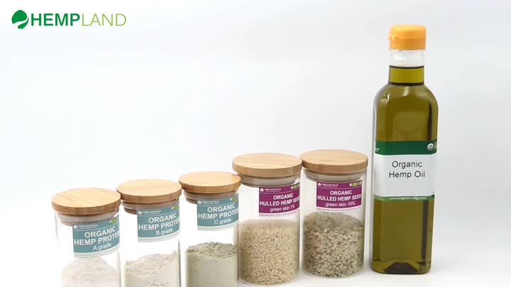 Organic hemp products