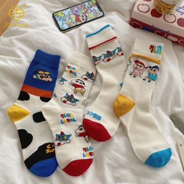 Korean version of crayon Shin-chan college style stockings