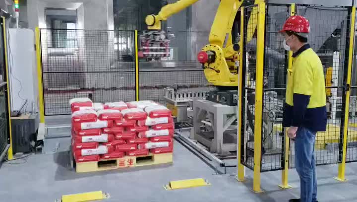 Интеллектуальное оборудование для паллетизации роботов