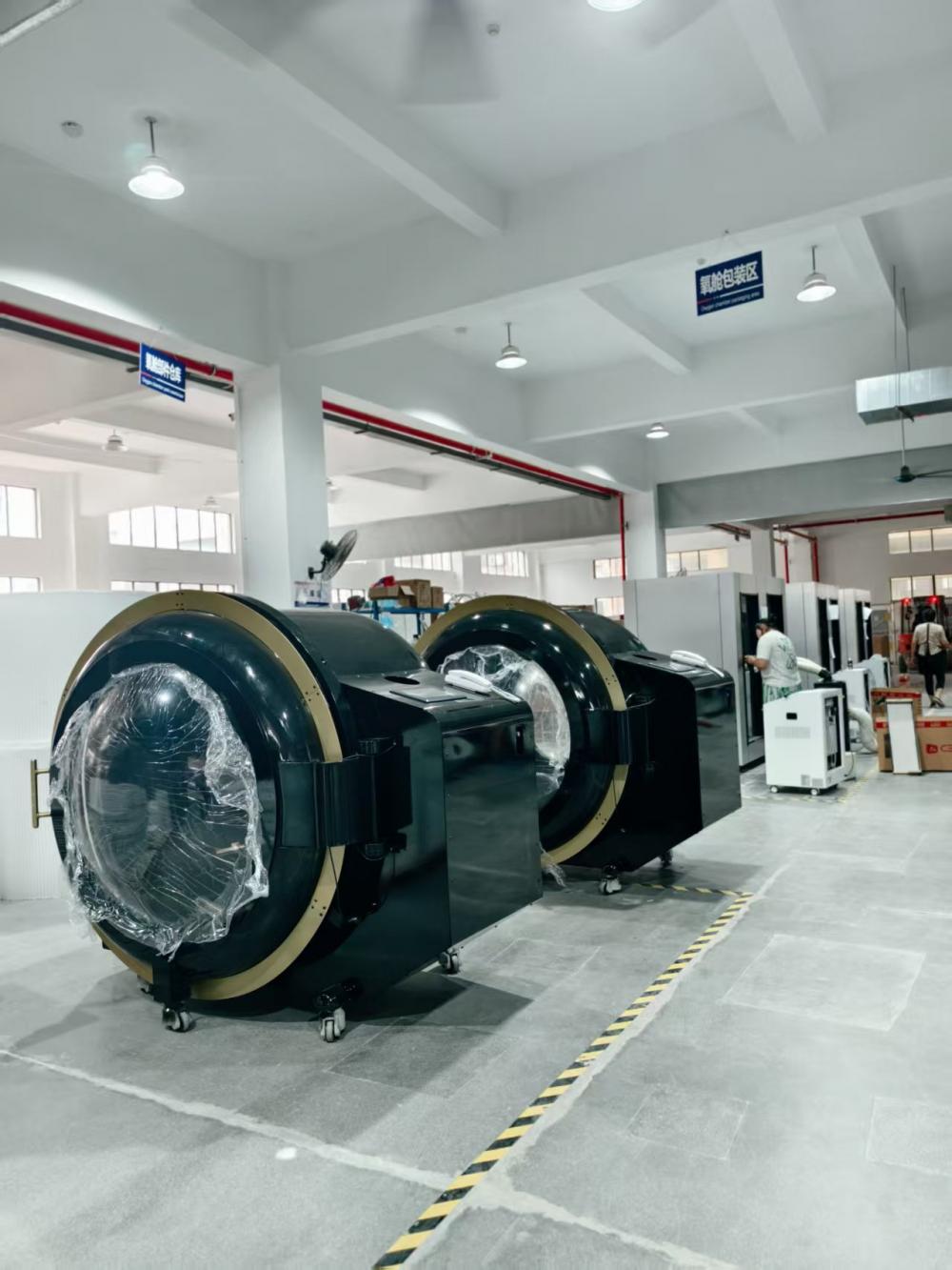 Oxygen chamber packaging area