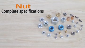 hexagon nut full hexagon rivet nut hexagon flange nut1