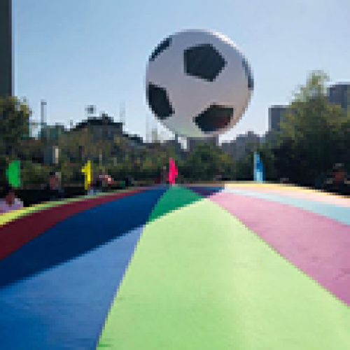 1 metro a 10 metros de arco -íris de pára -quedas internas jogos ao ar livre de jardim de infância do jardim de infância