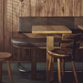 عالية الجودة سعر رخيصة الأثاث الحديثة مقهى الخشب والكراسي المصنوعة يدويًا للمطعم 1