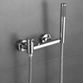 Wall-Mount Bidet Sprayer, Shower Valve, and Faucet Set with Sliding Bar and Bathroom Head Shower Column Faucet1
