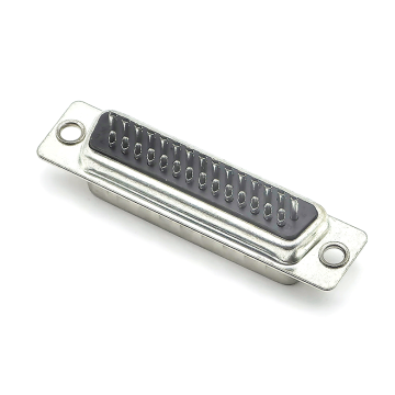 Three rows of semi gold D-SUB connector
