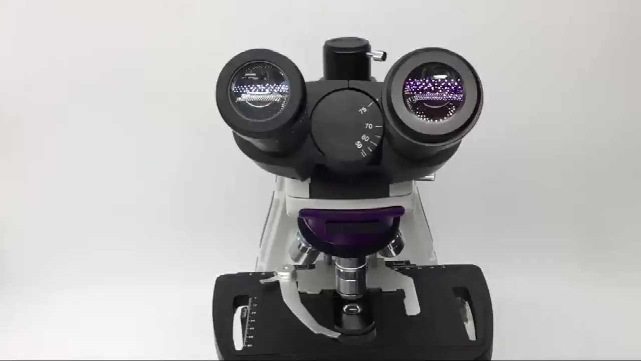 VB-2016T 40X-1000X Il microscopio composto trinoculare professionale ha un&#39;ottica superiore offre cristallo1
