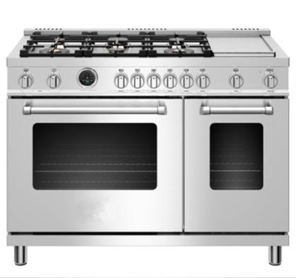 Combined Gas and Electric Cooktop oven