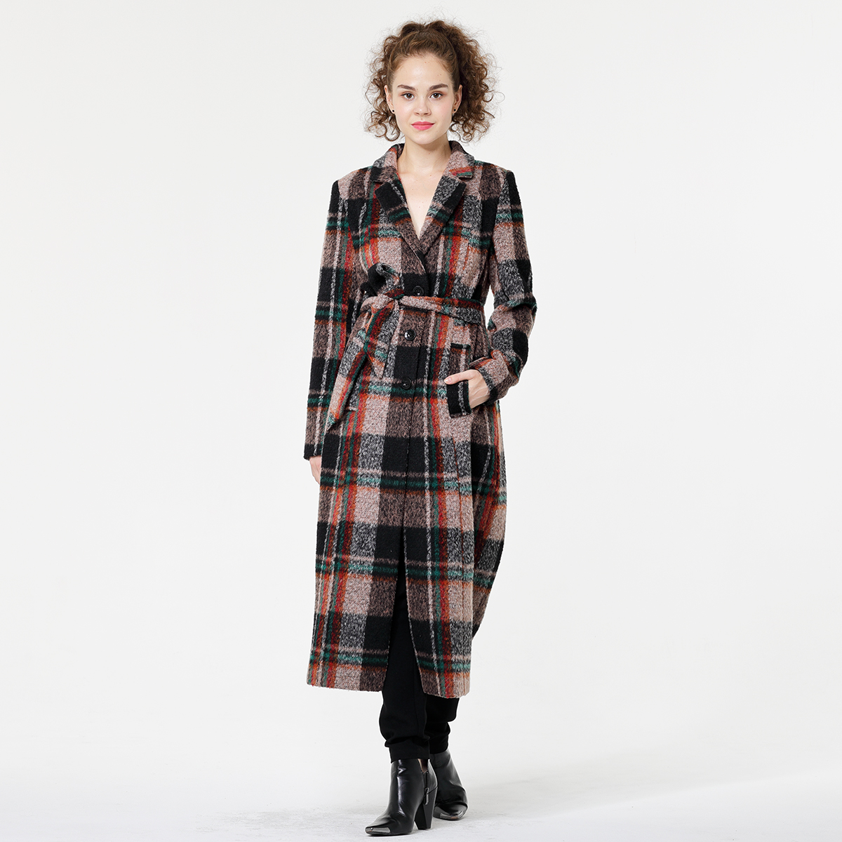 Fashion Winter Loose Retro Women Overcoat Fashion Winter Loose Retro Women Overcoat