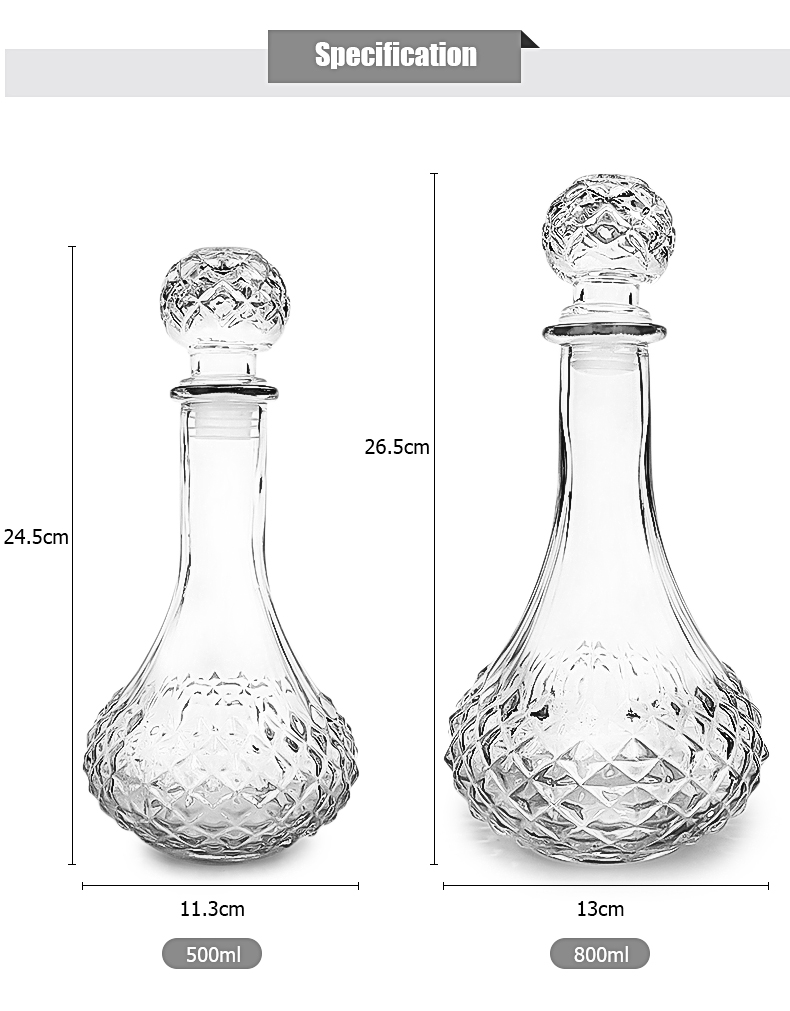 500ml 800ml Wine Decanter