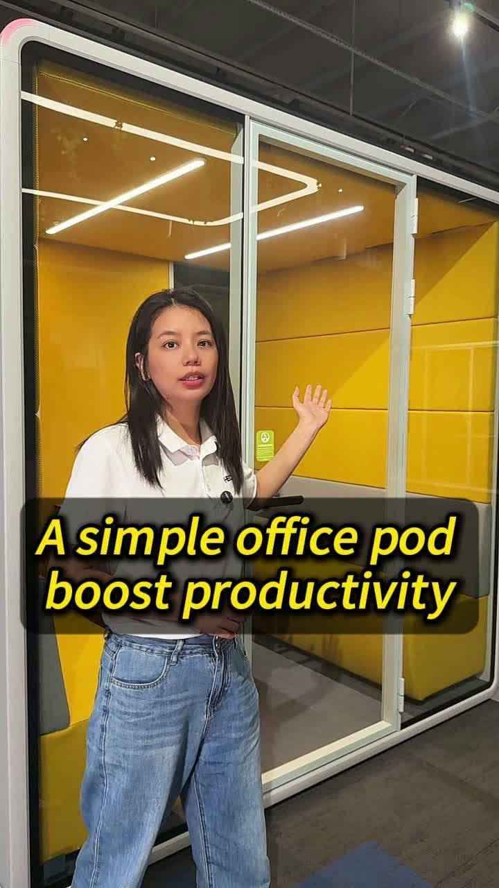 Pod kantor sederhana meningkatkan produktivitas