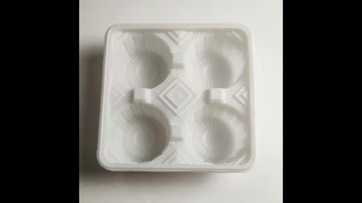 8-8 top leader mooncake tray white