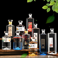 Wholesale 500ml 250ml 750ml Glass Bottle for Liquor Whisky Gin Vodka Rum Tequila1