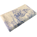 Hot Sale OEM ODM French Ink Cotton Blue Toile de Jouy Print Fabric para Bag1