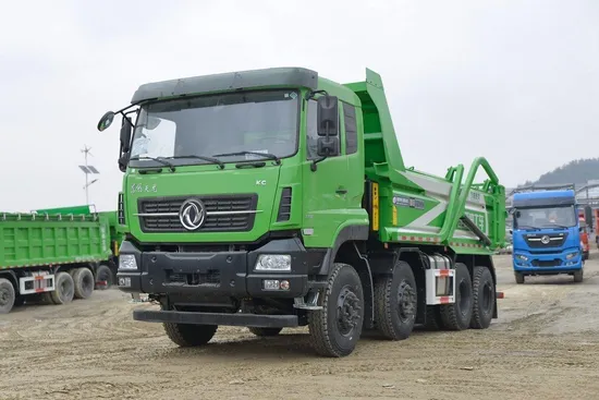 Reka Bentuk Tugas Berat Dongfeng 8X4 31cbm Trak Sampah Belakang untuk Projek Pemindahan Tanah Berskala Besar1