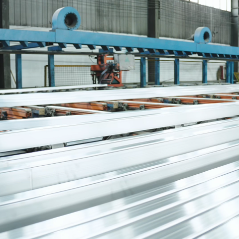 阳光房间的铝制轮廓