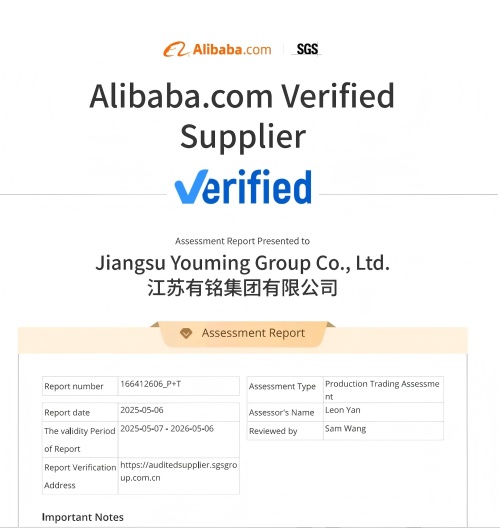 Youming Group успешно приняла подтвержденную сертификацию поставщика Alibaba для продвижения глобального развития