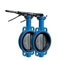 Zero Leakage Central Line EPDM NBR Seat Wafer Butterfly Valve ANSI CL150 API 609 ISO 5211 DN200 PN161