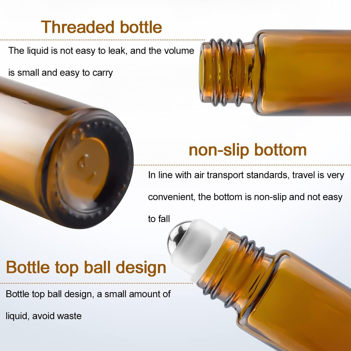 Crystal Roller Ball Perfume Bottle