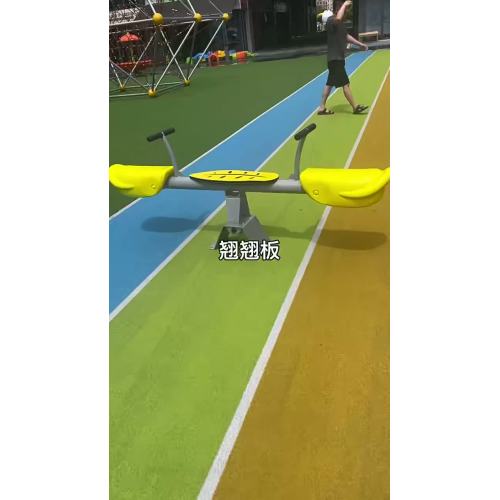 Jungkat-jungkit Logam Plastik Ganda Anak TK